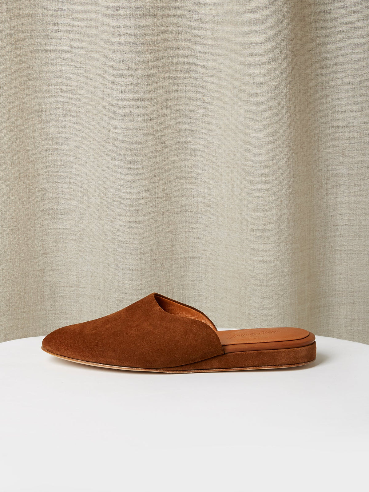 Luigi Mule in Tobacco Suede, view 2