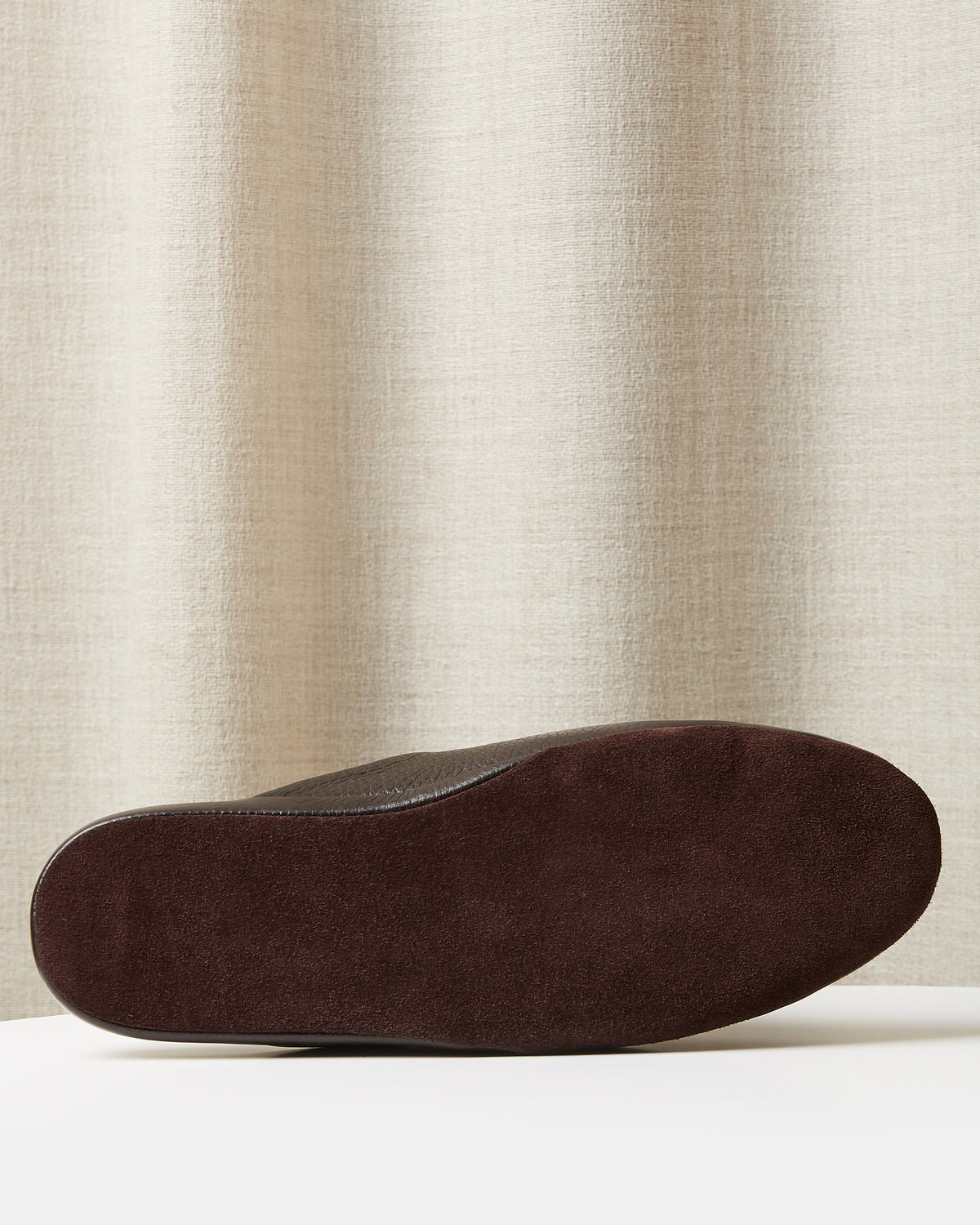 Globetrotter Glide Mule in Espresso depths brown deer leather, view 6