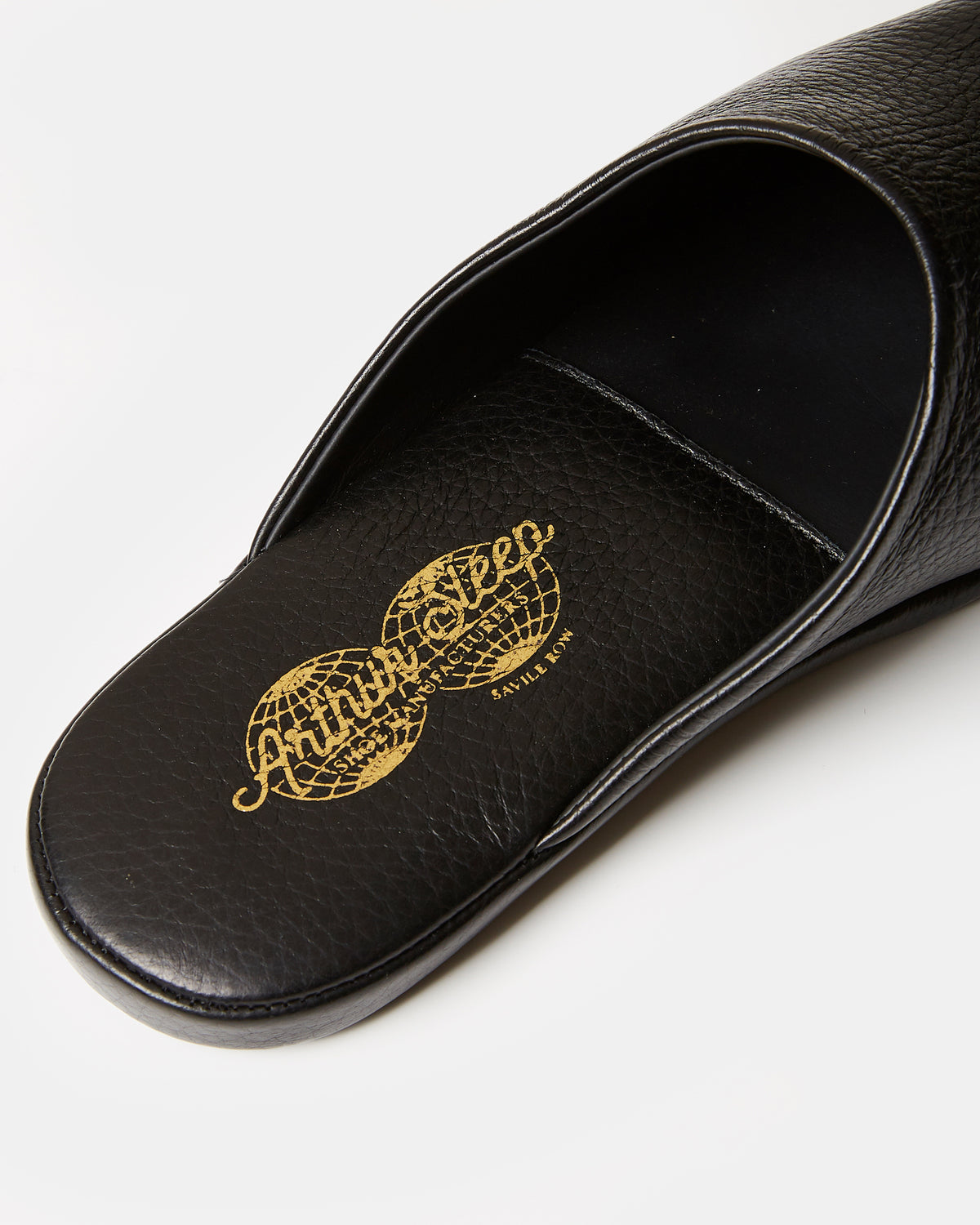Globetrotter Glide Mule in Black deer leather, view 8