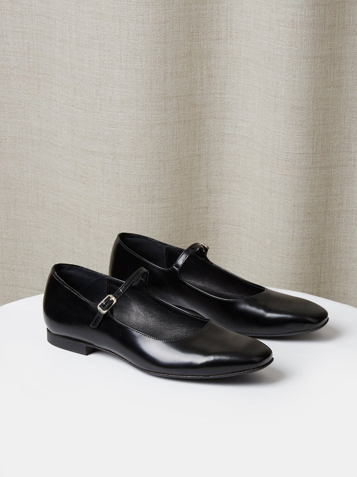The Mary Jane in Black Calf Leather, view 1
