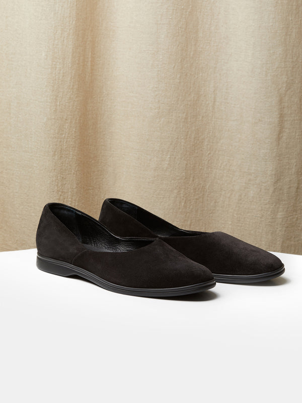 The Castro Loafer in Charcoal Grey Suede