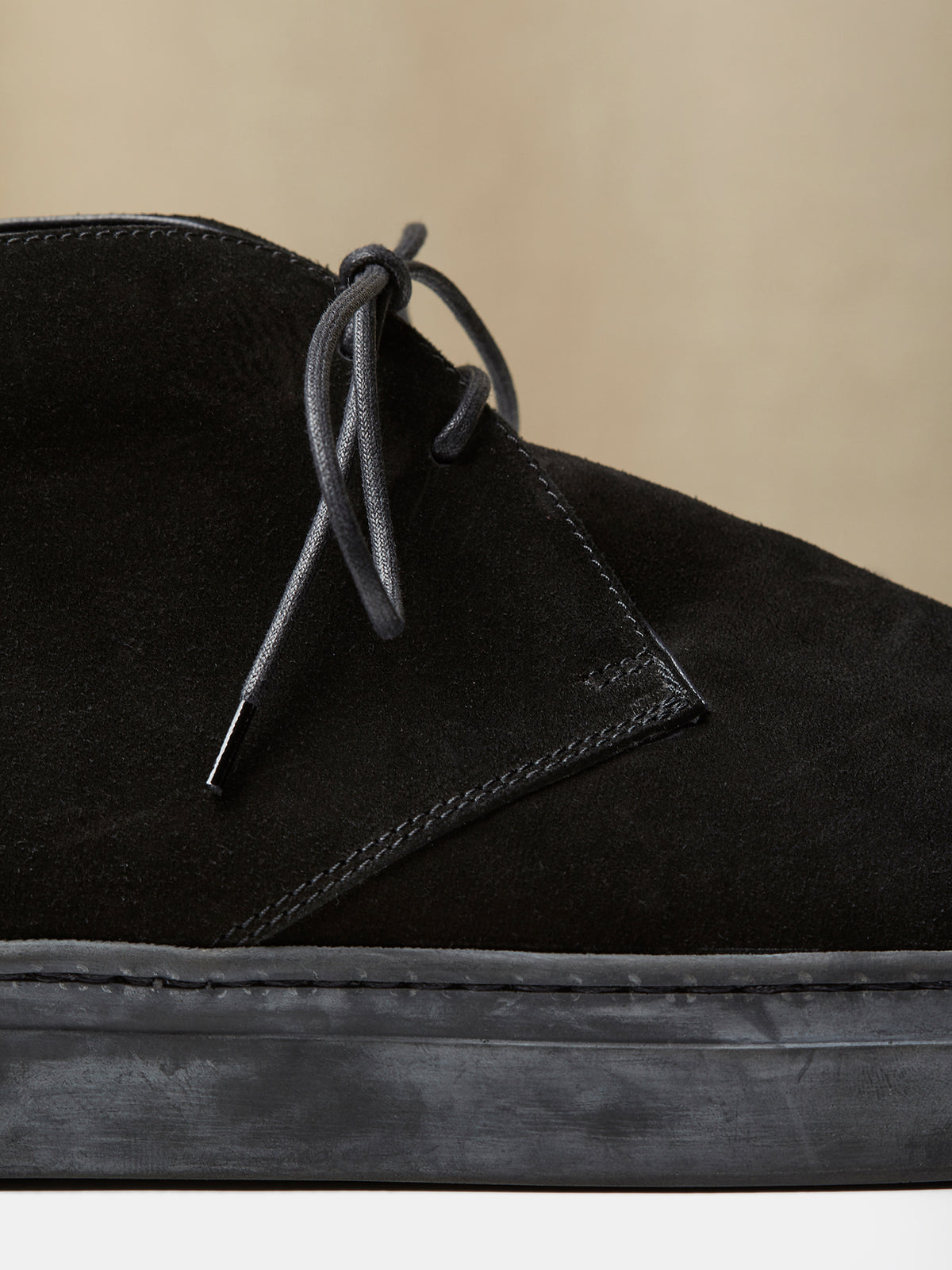 The Diego Boot in Black Suede, view 5