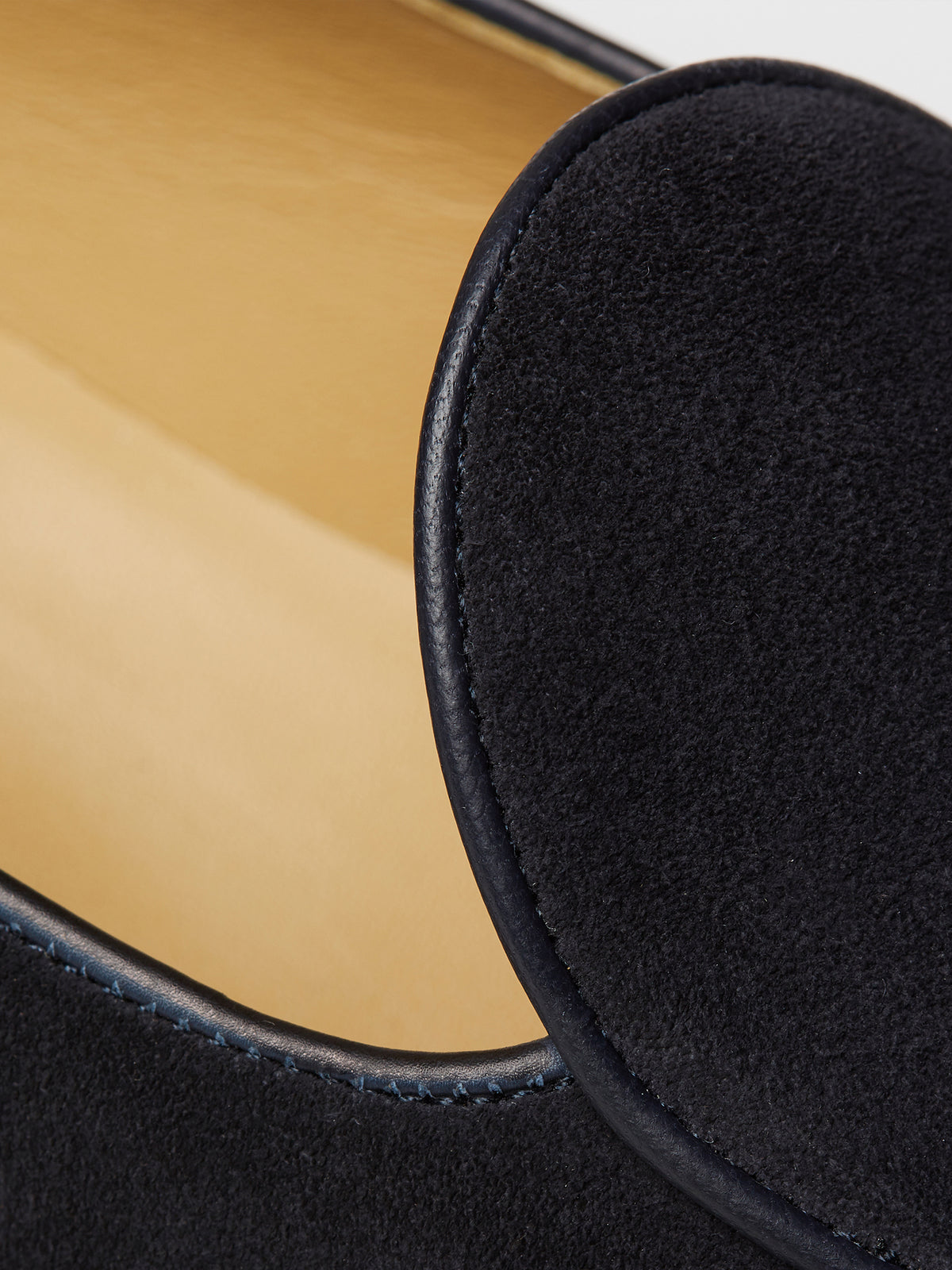 Albert Slipper in Midnight Navy Velvet, view 5