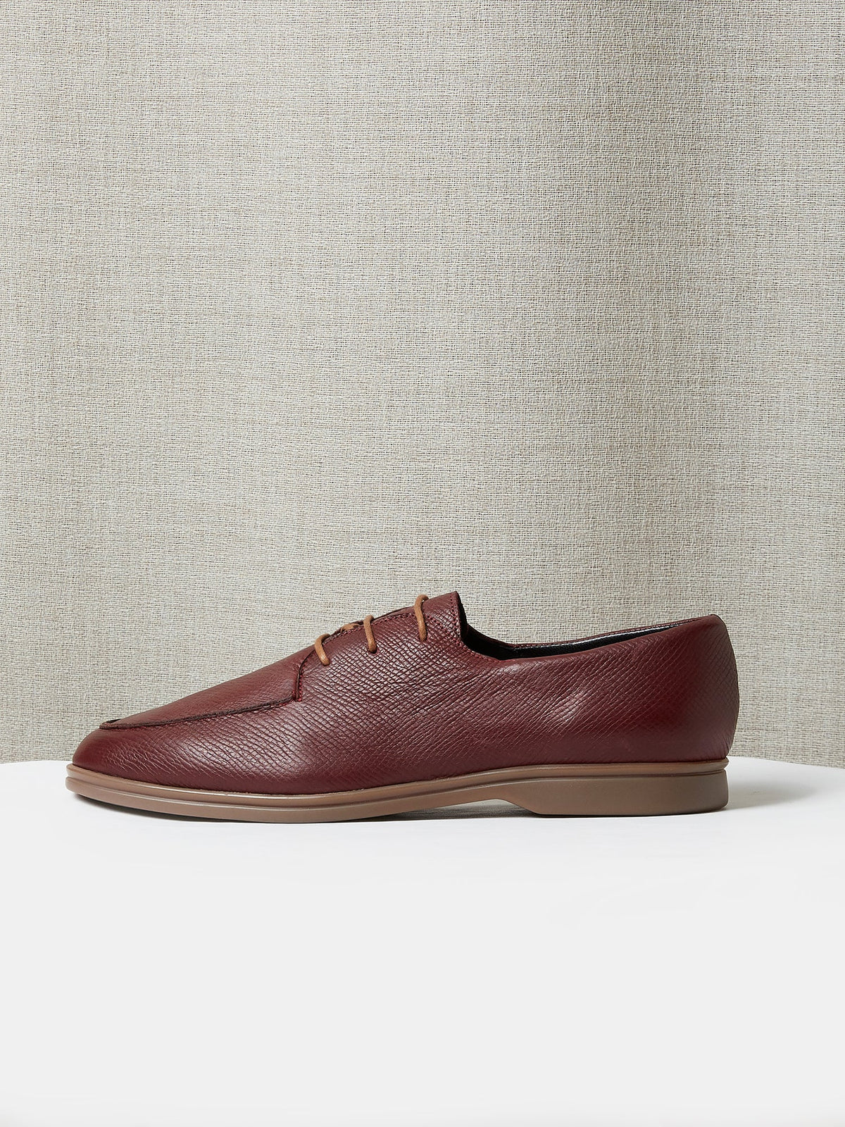 The Pablo in Burgundy Country Calf Leather, view 2