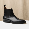 Black Calf Leather