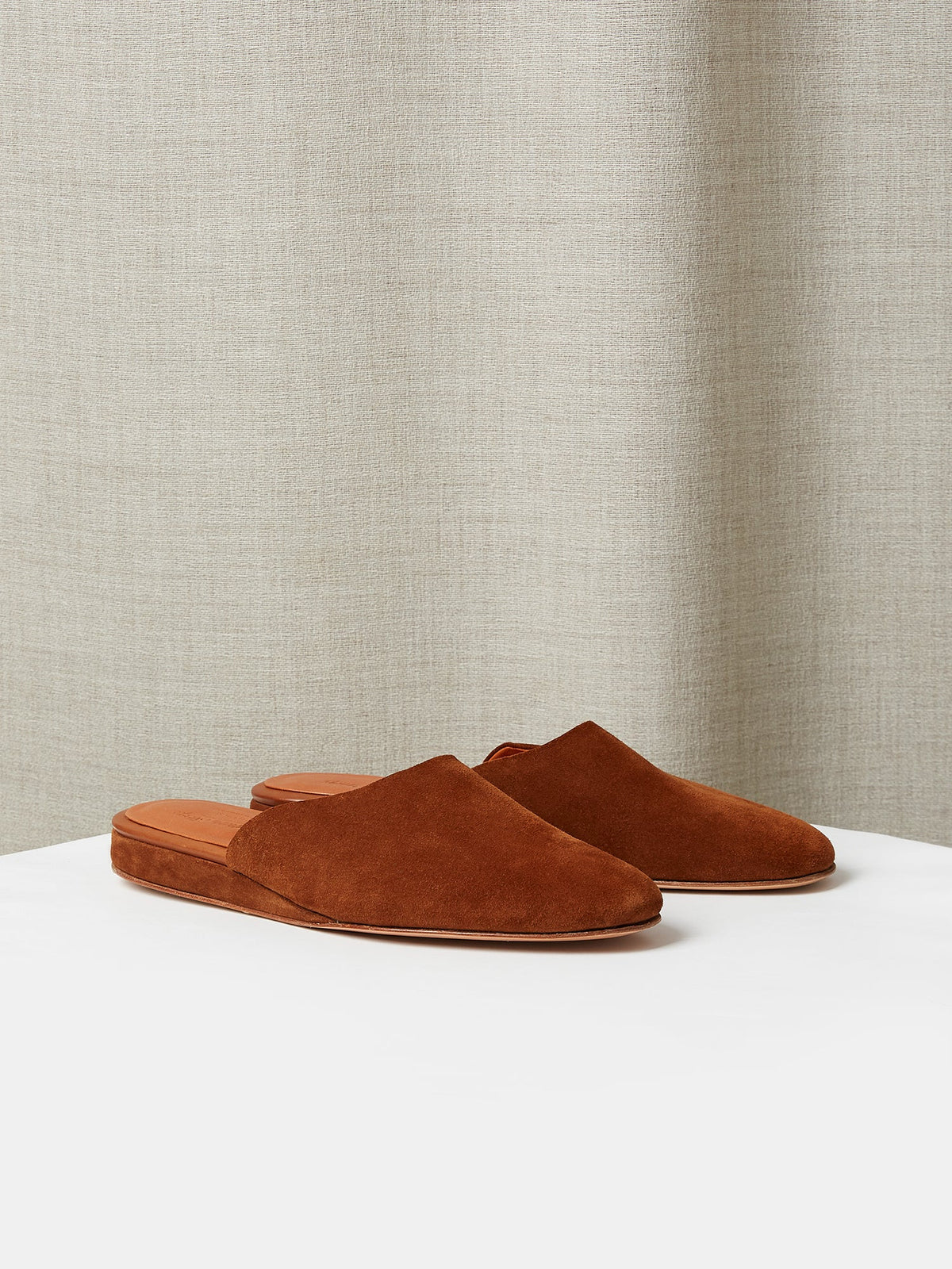 Luigi Mule in Tobacco Suede, view 1