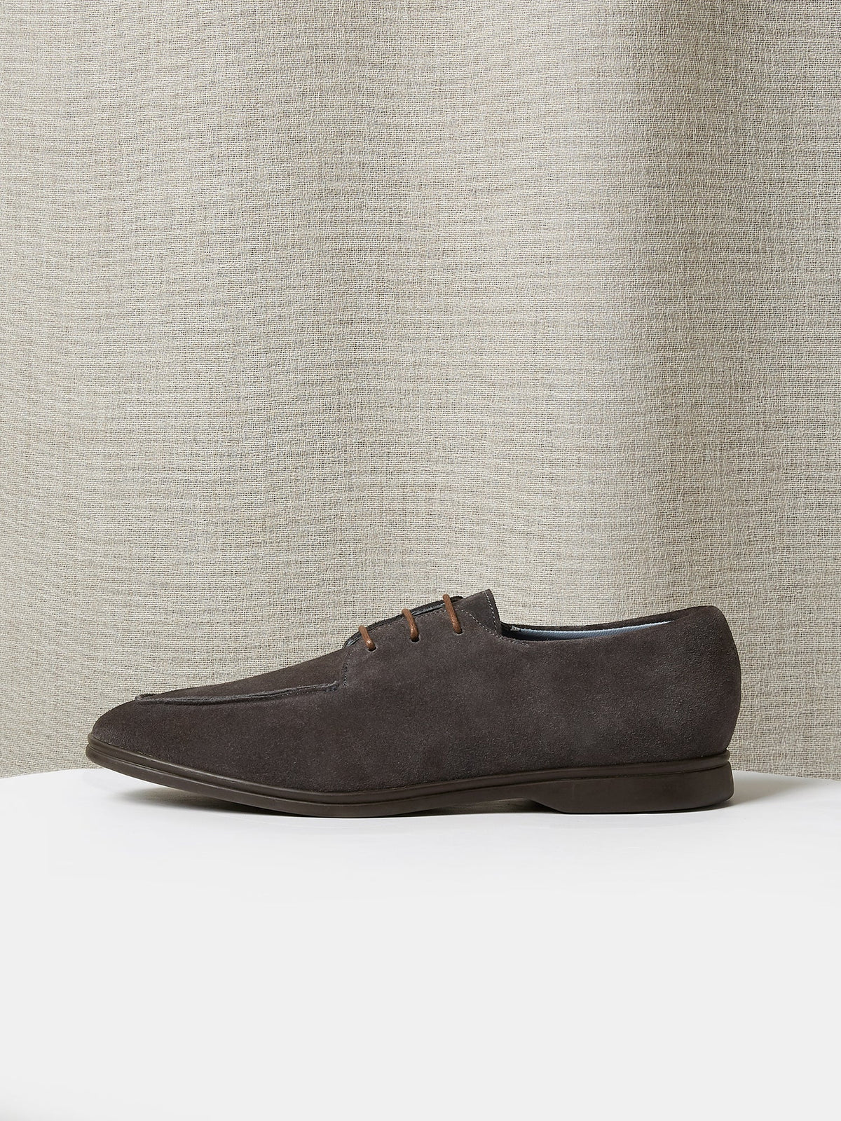 The Pablo in Elephant Grey Suede, view 2