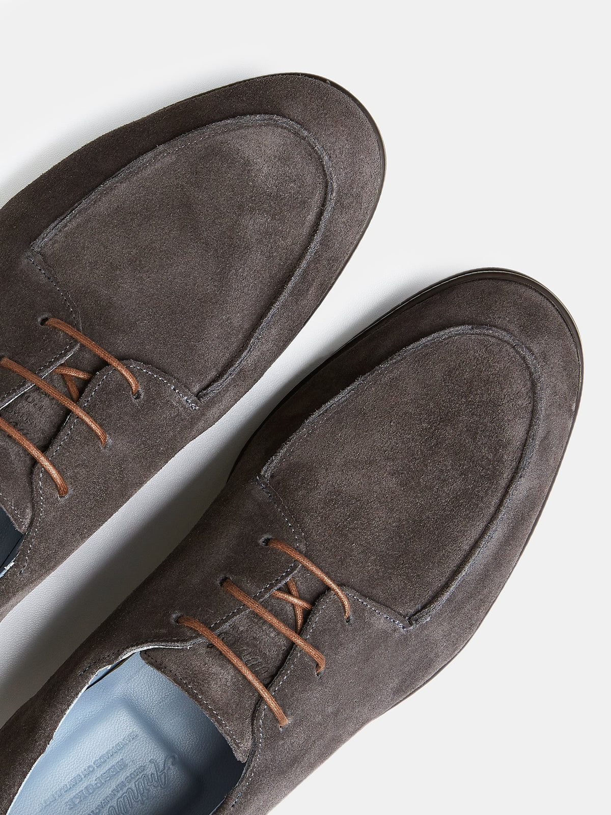 The Pablo in Elephant Grey Suede, view 3