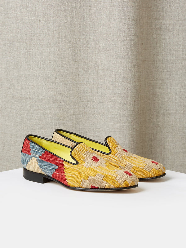 Albert Slipper in Antique Kilim