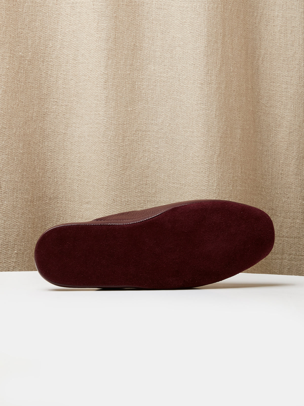 Globetrotter Glide Mule in Burgundy deer leather, view 4