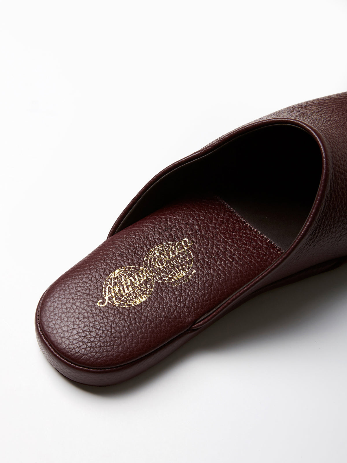 Globetrotter Glide Mule in Burgundy deer leather, view 5