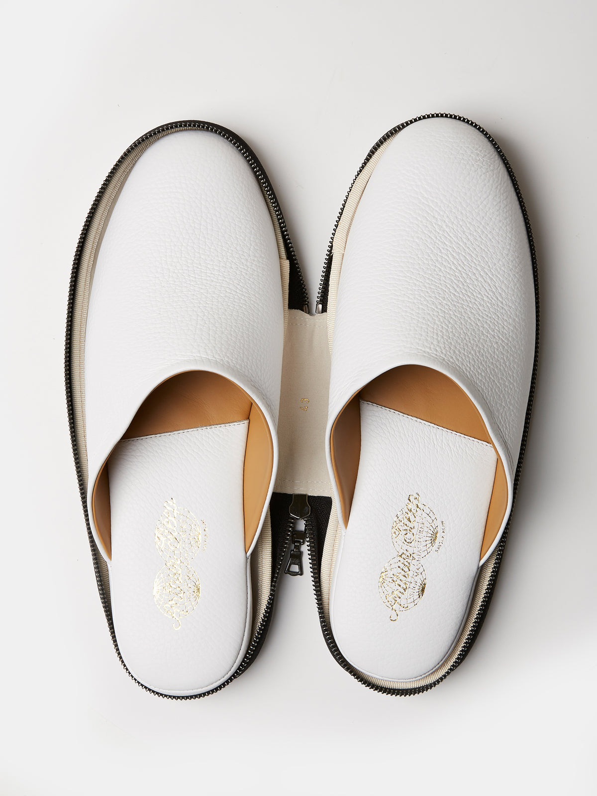 Globetrotter Glide Mule in Polar brilliance deer leather, view 7