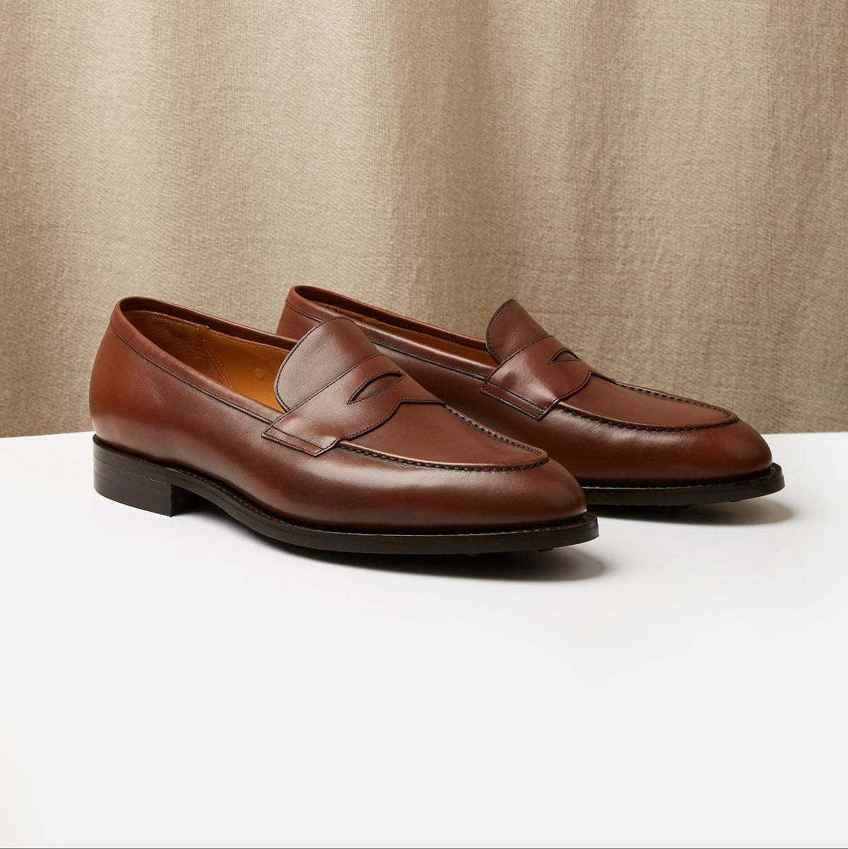 The Penny Loafer in Leather, view 5