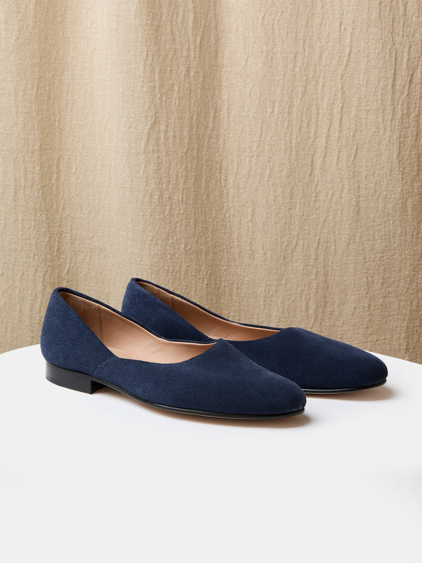 The Castro in Navy Suede
