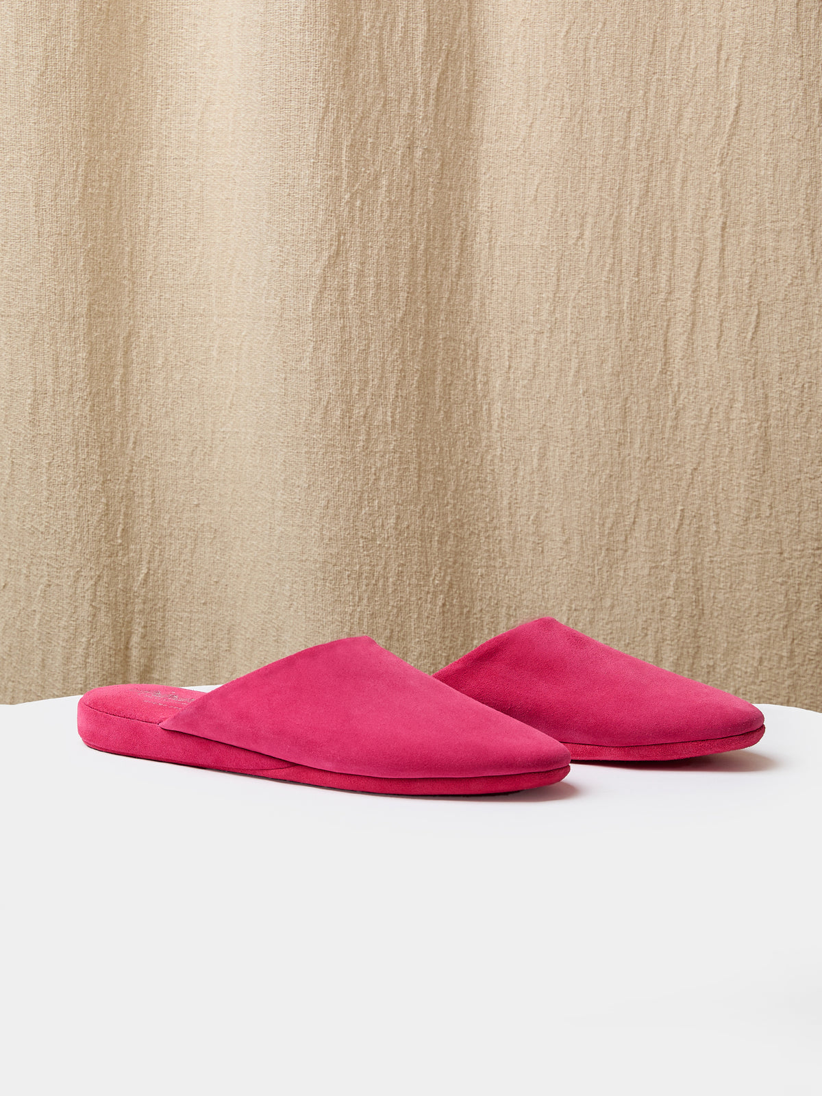 Globetrotter Glide Mule in Hot pink suede, view 1