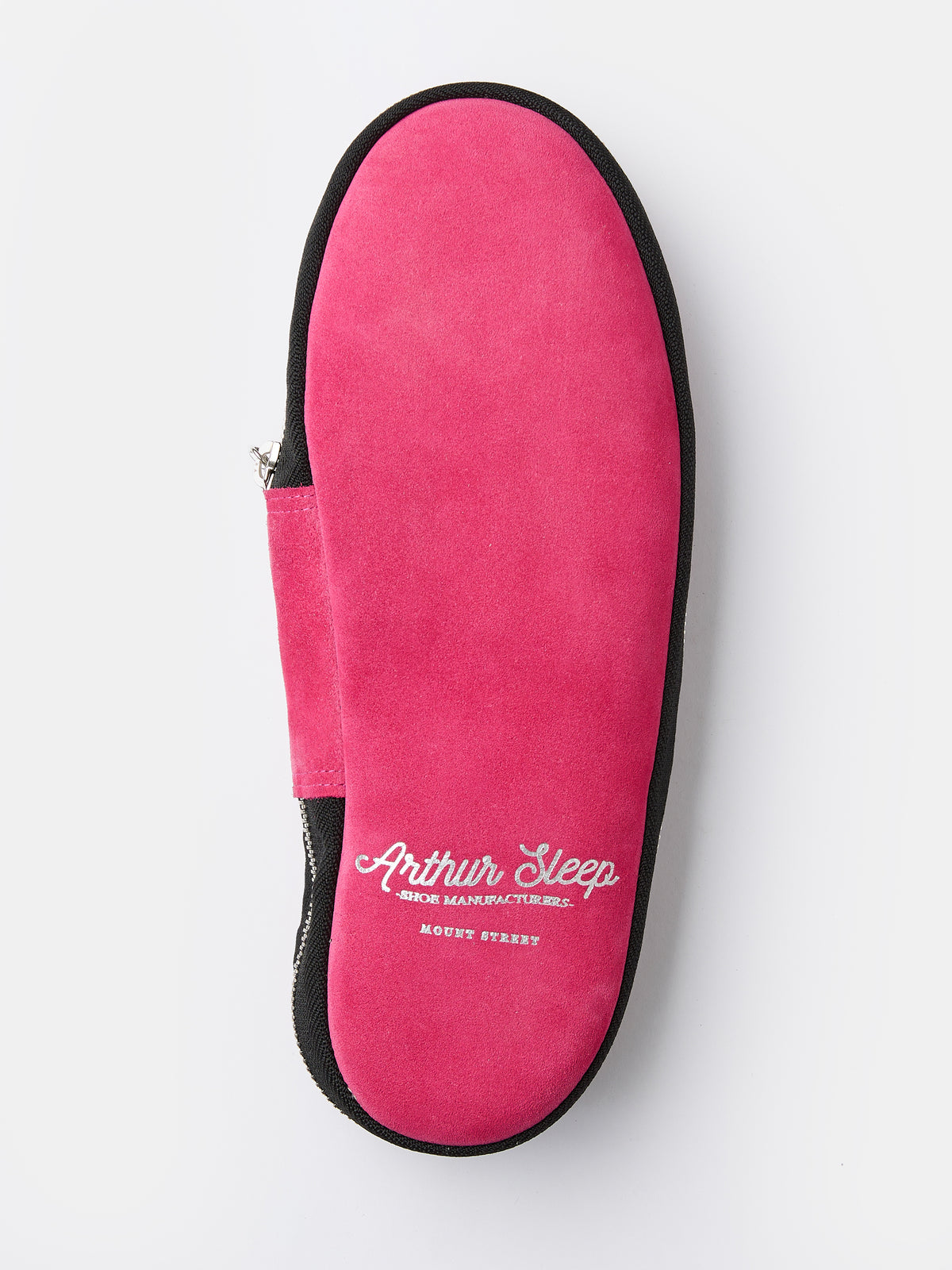 Globetrotter Glide Mule in Hot pink suede, view 7