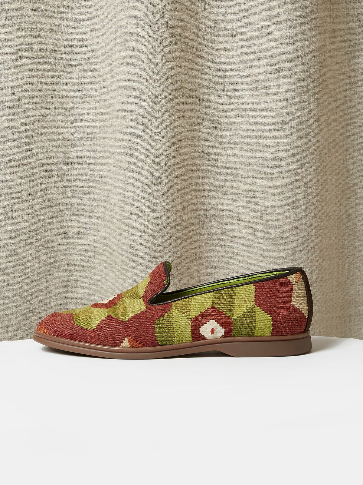 Albert Slipper in Antique Kilim, view 2