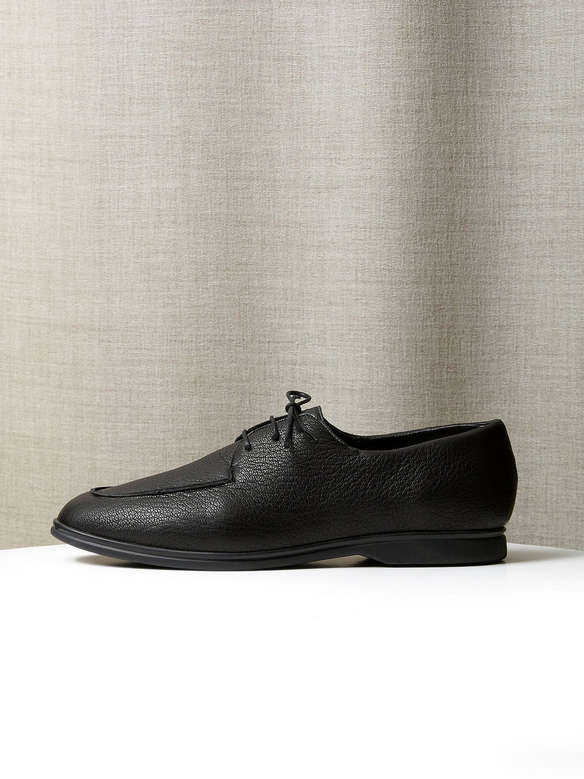 The Pablo in Black Deer Leather, view 2