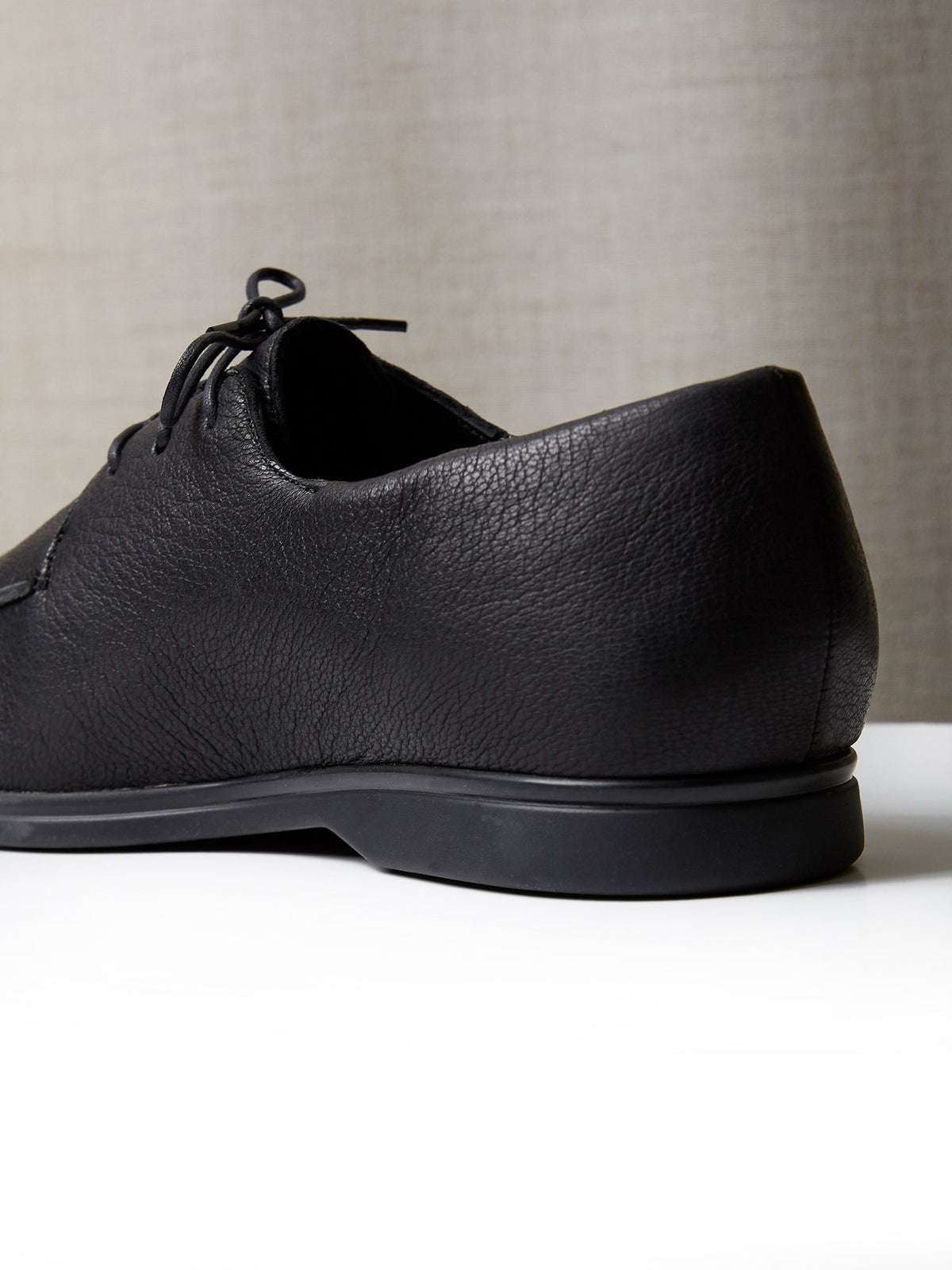 The Pablo in Black Deer Leather, view 4