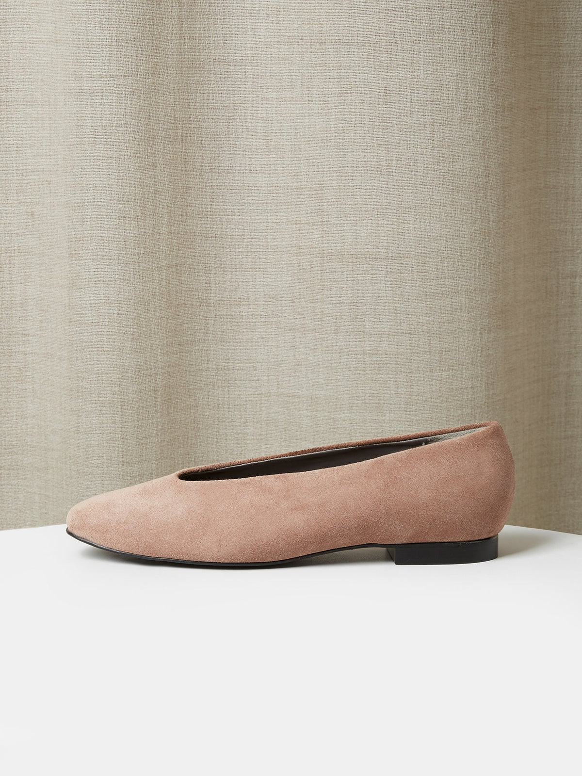 The Amarantos Loafer in Taupe Suede, view 2