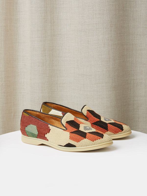 Albert Slipper in Antique Kilim