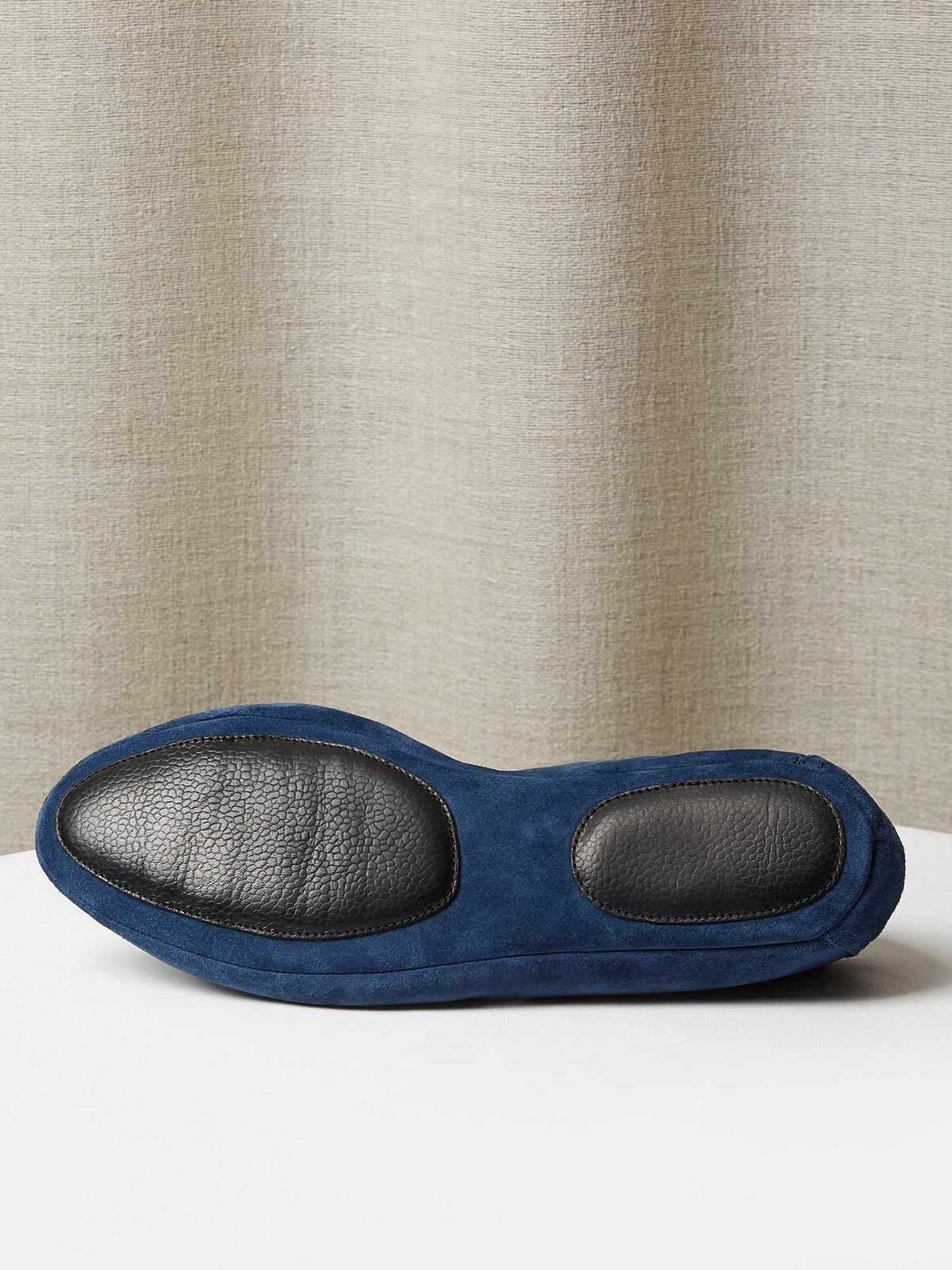 The Letterbox Loafer in Nerano Blue Suede, view 5