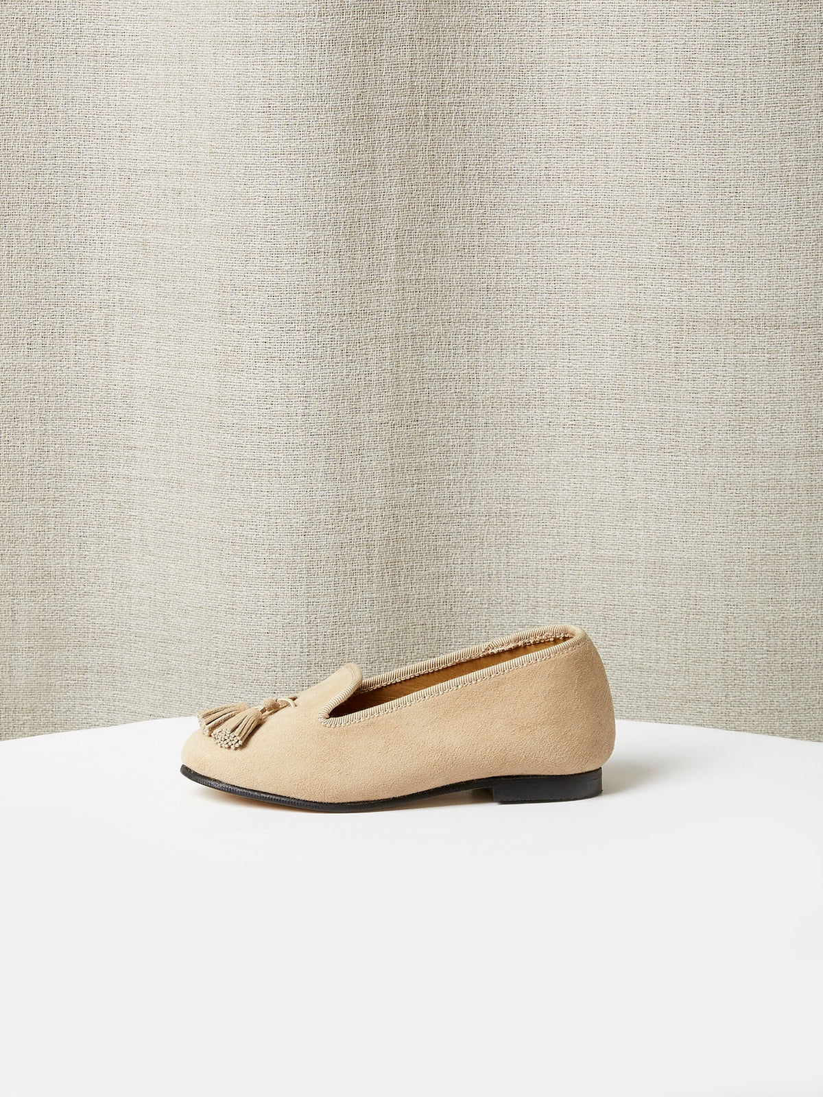 Children's Loafers in Sand Suede, view 1