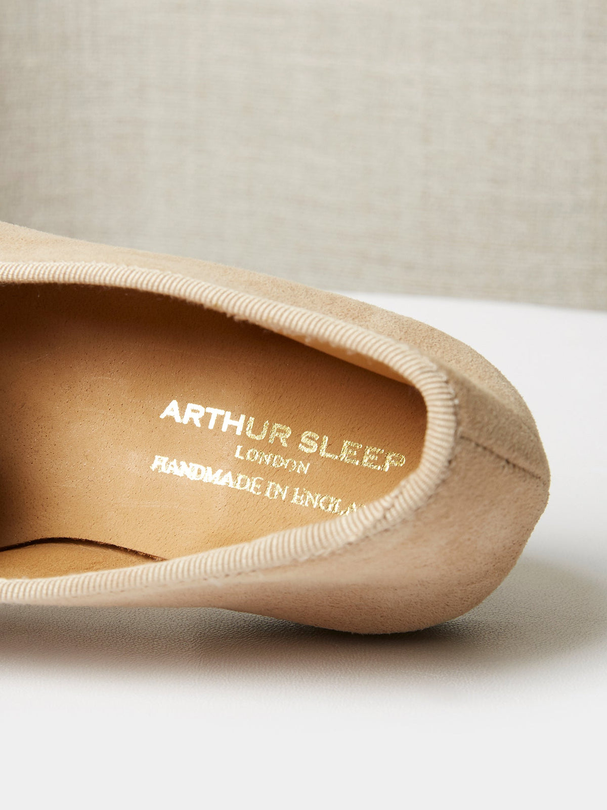 Children's Loafers in Sand Suede, view 3