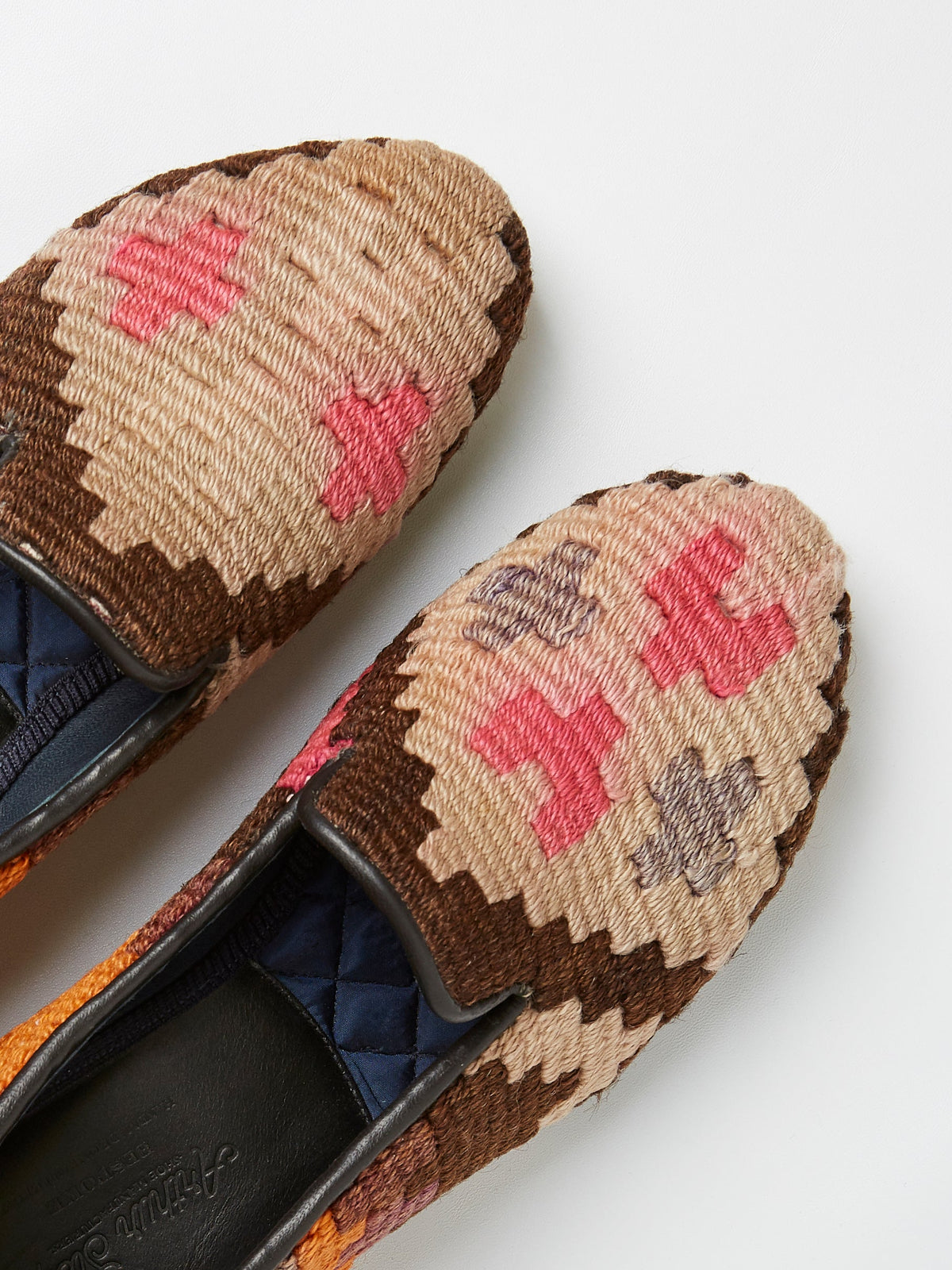 Albert Slipper in Antique Kilim, view 3