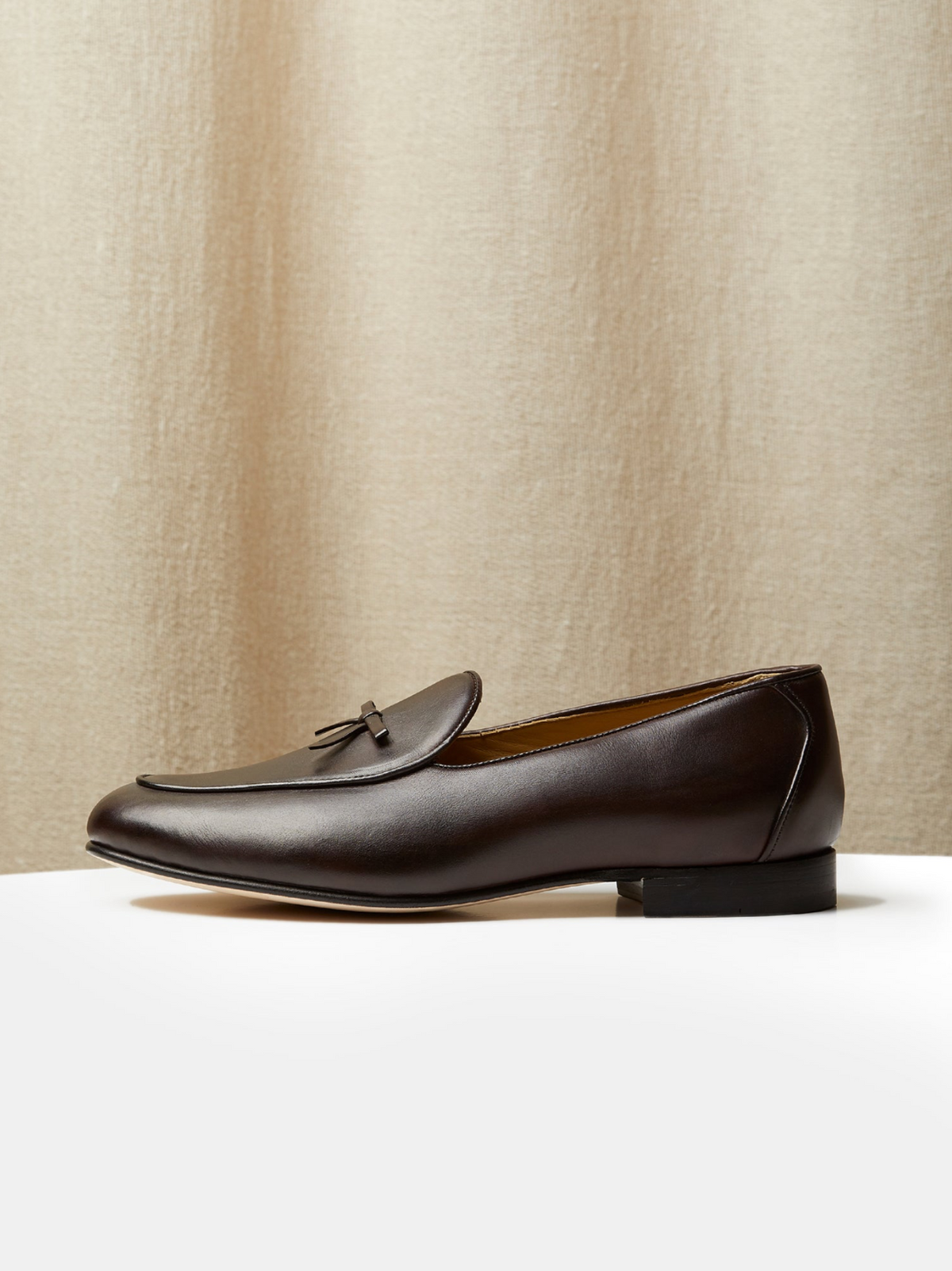 Belgian Loafer in Leather, view 3