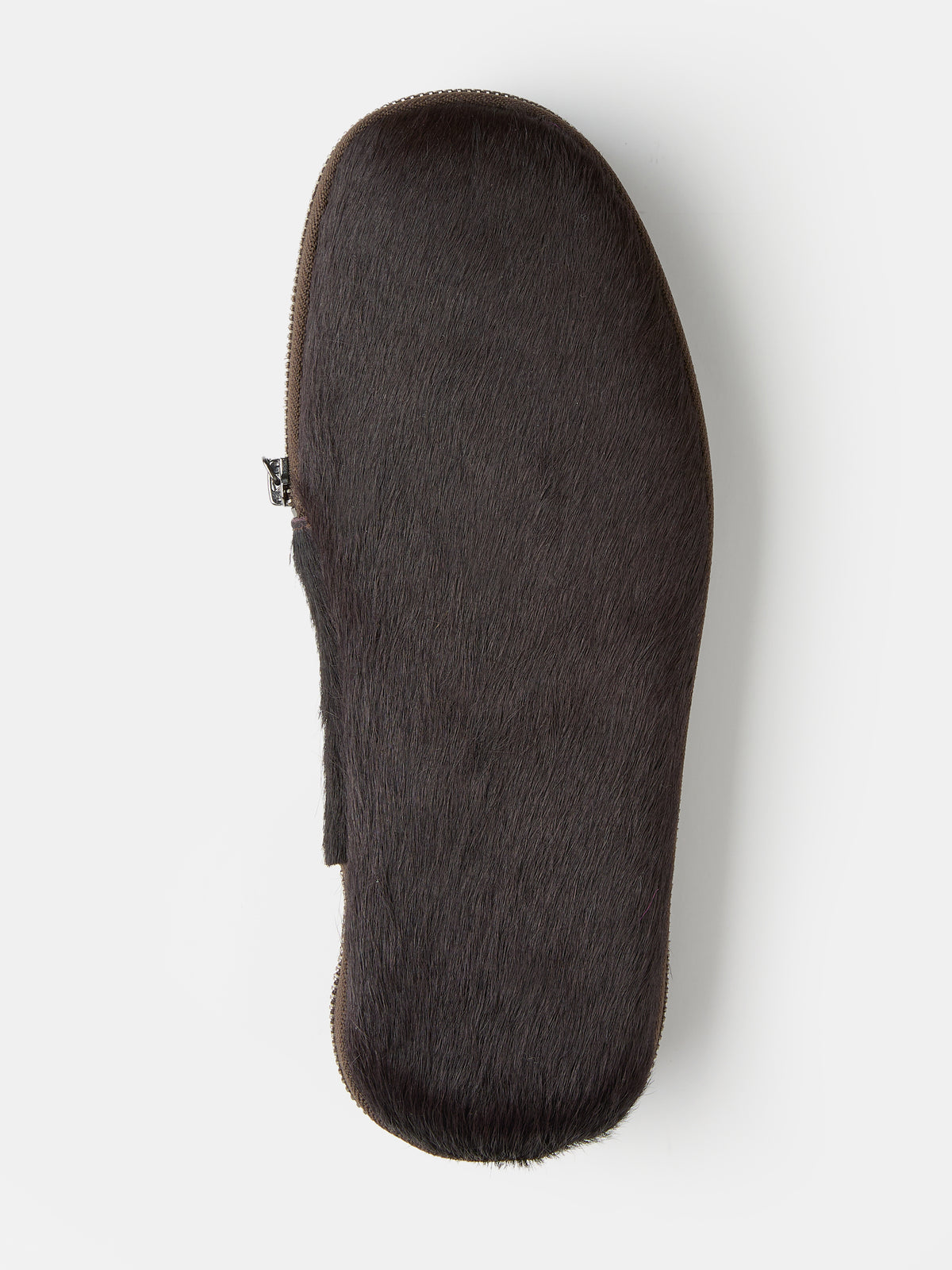 Globetrotter Glide Mule in Brown pony hair, view 7
