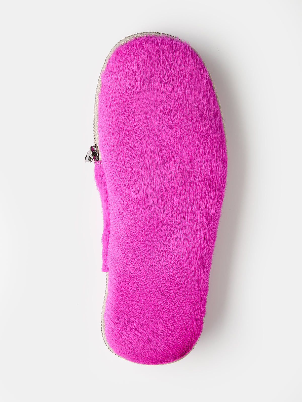 Globetrotter Glide Mule in Pink pony hair, view 7