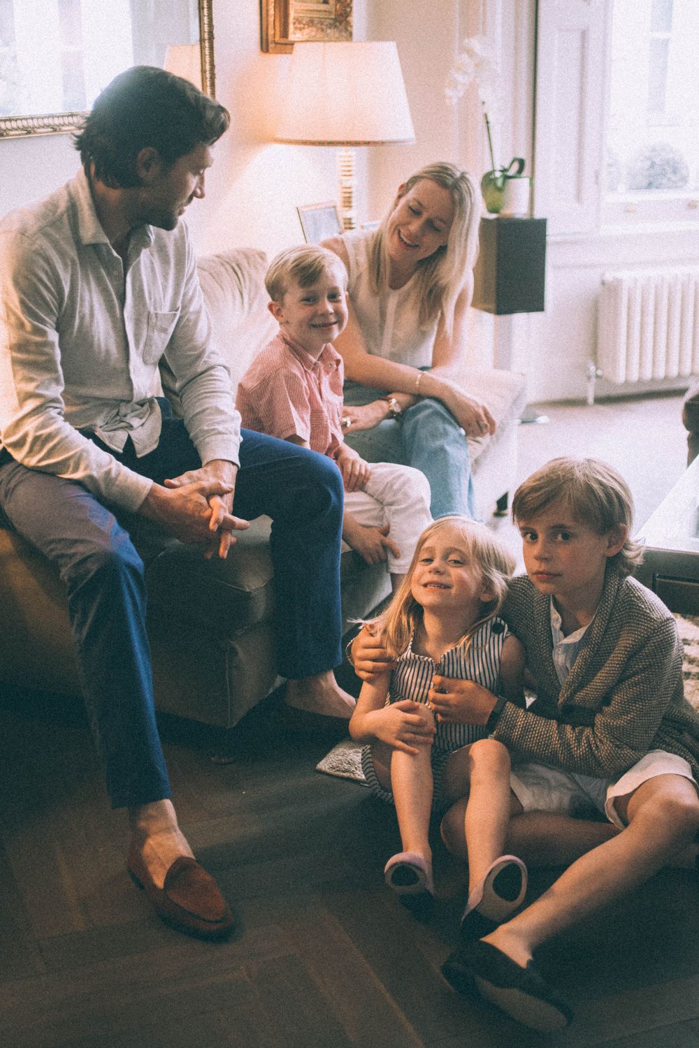 A family at home