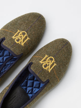 Embroidered Slippers - Men