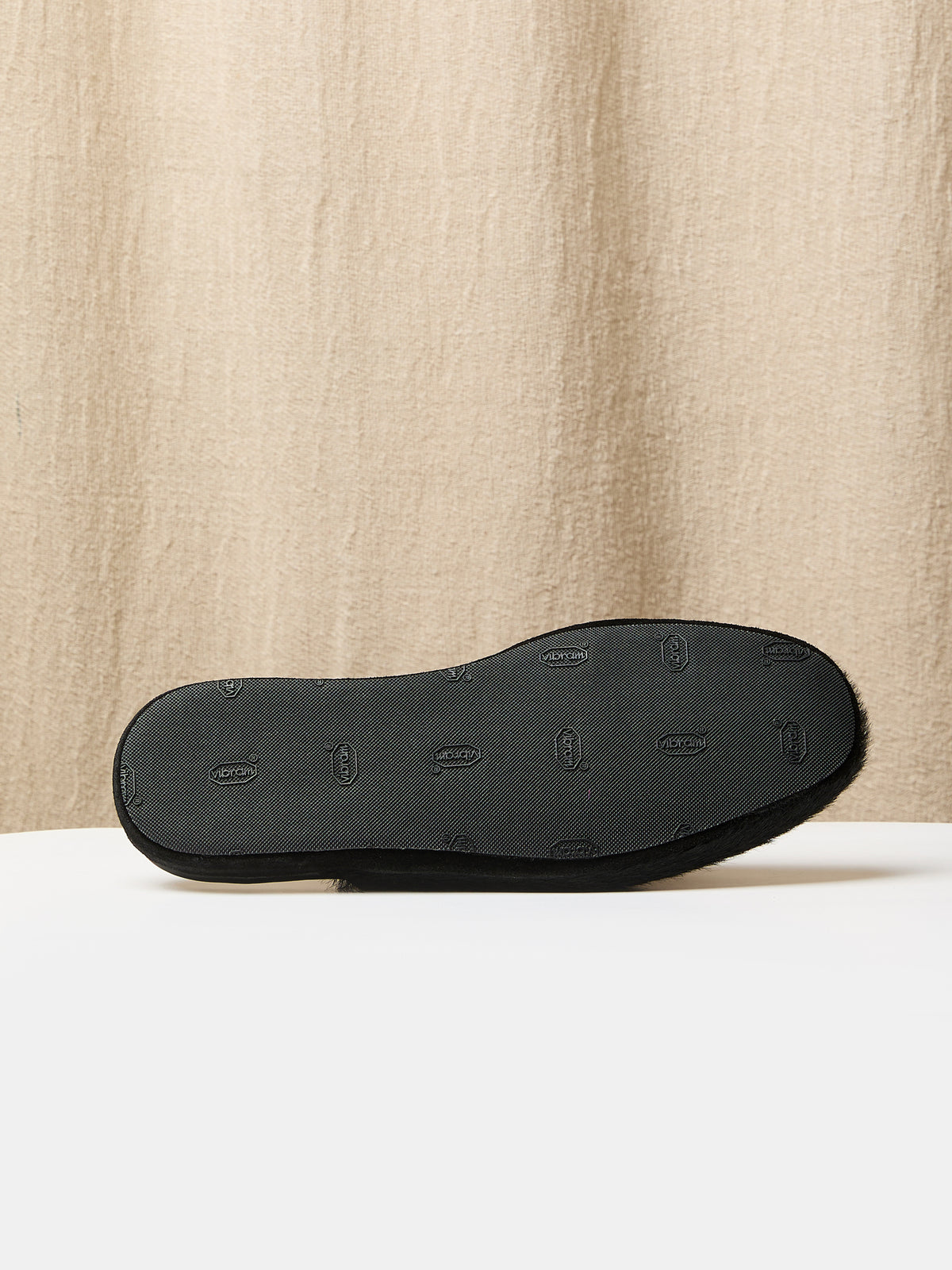 Globetrotter Glide Mule in Black pony hair, view 4
