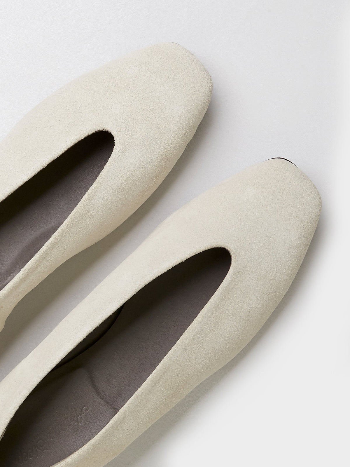 The Amarantos Loafer in White Suede, view 3