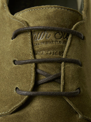 The Pablo in Olive Green Deer Suede
