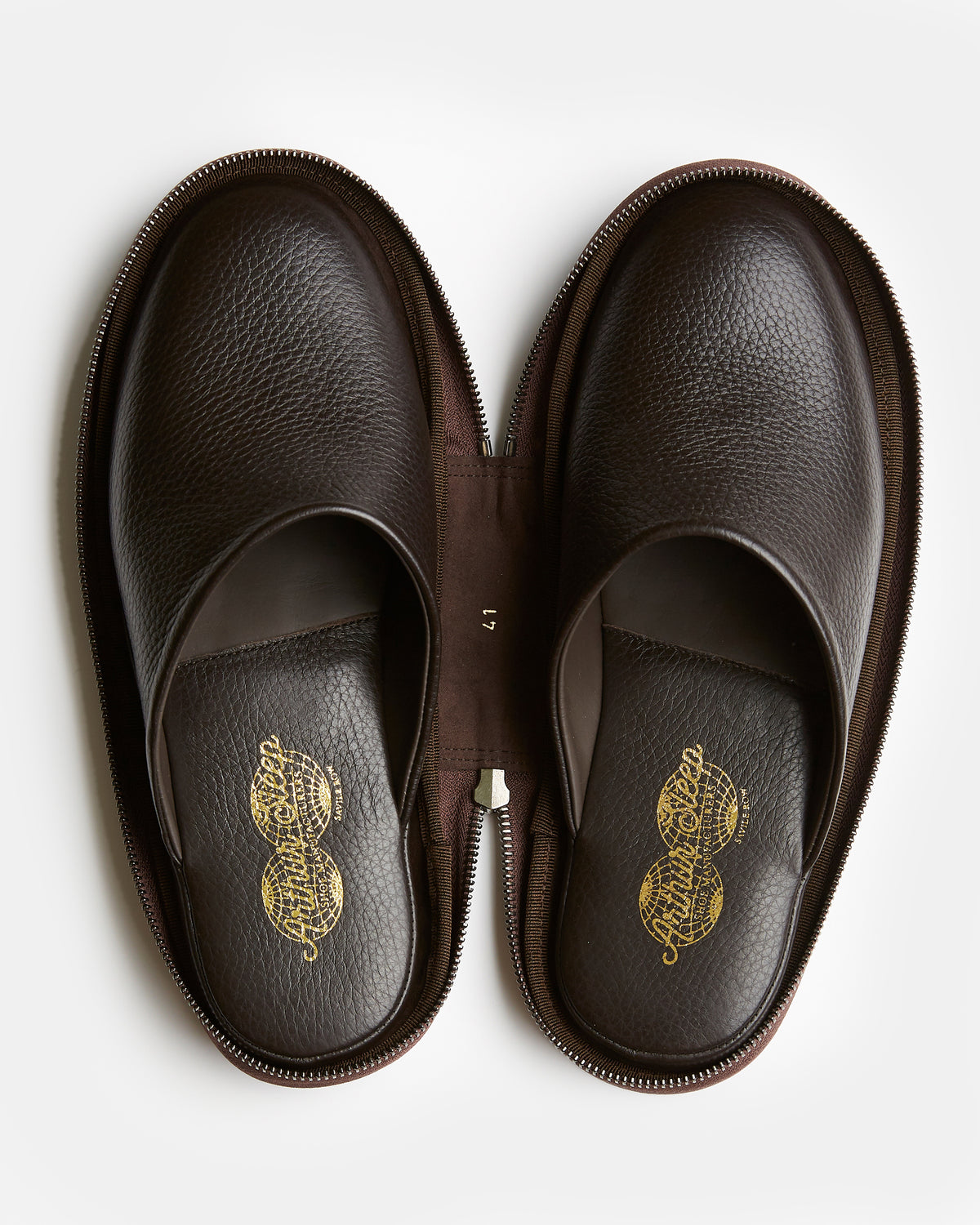 Globetrotter Glide Mule in Espresso depths brown deer leather, view 5