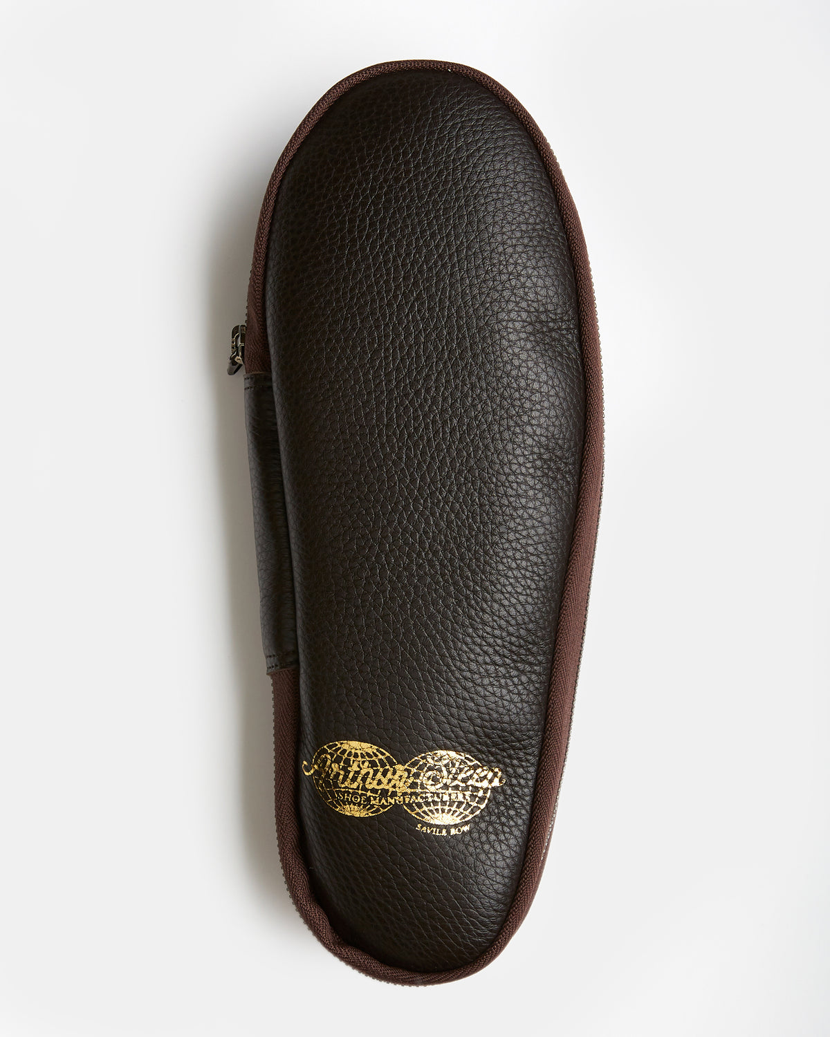 Globetrotter Glide Mule in Espresso depths brown deer leather, view 4