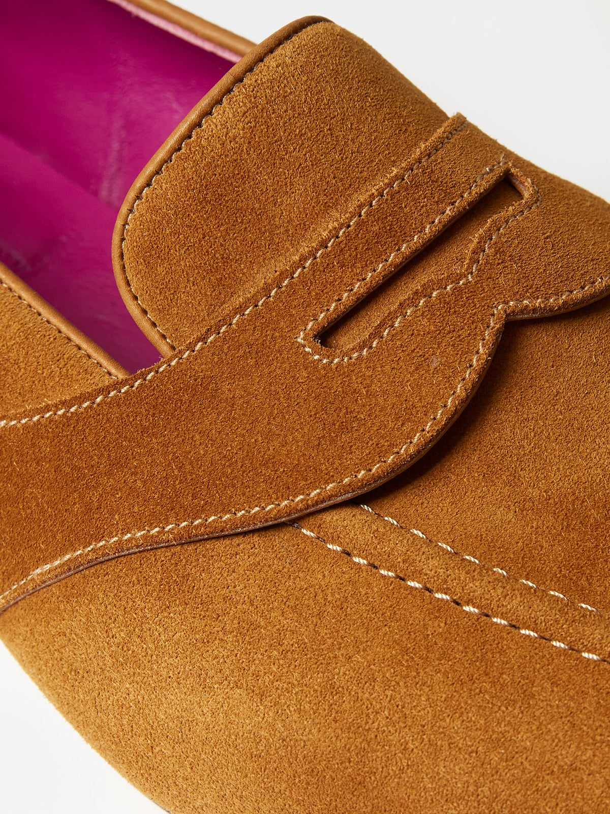 The Grand Caledonian Loafer in Honey Suede, view 5