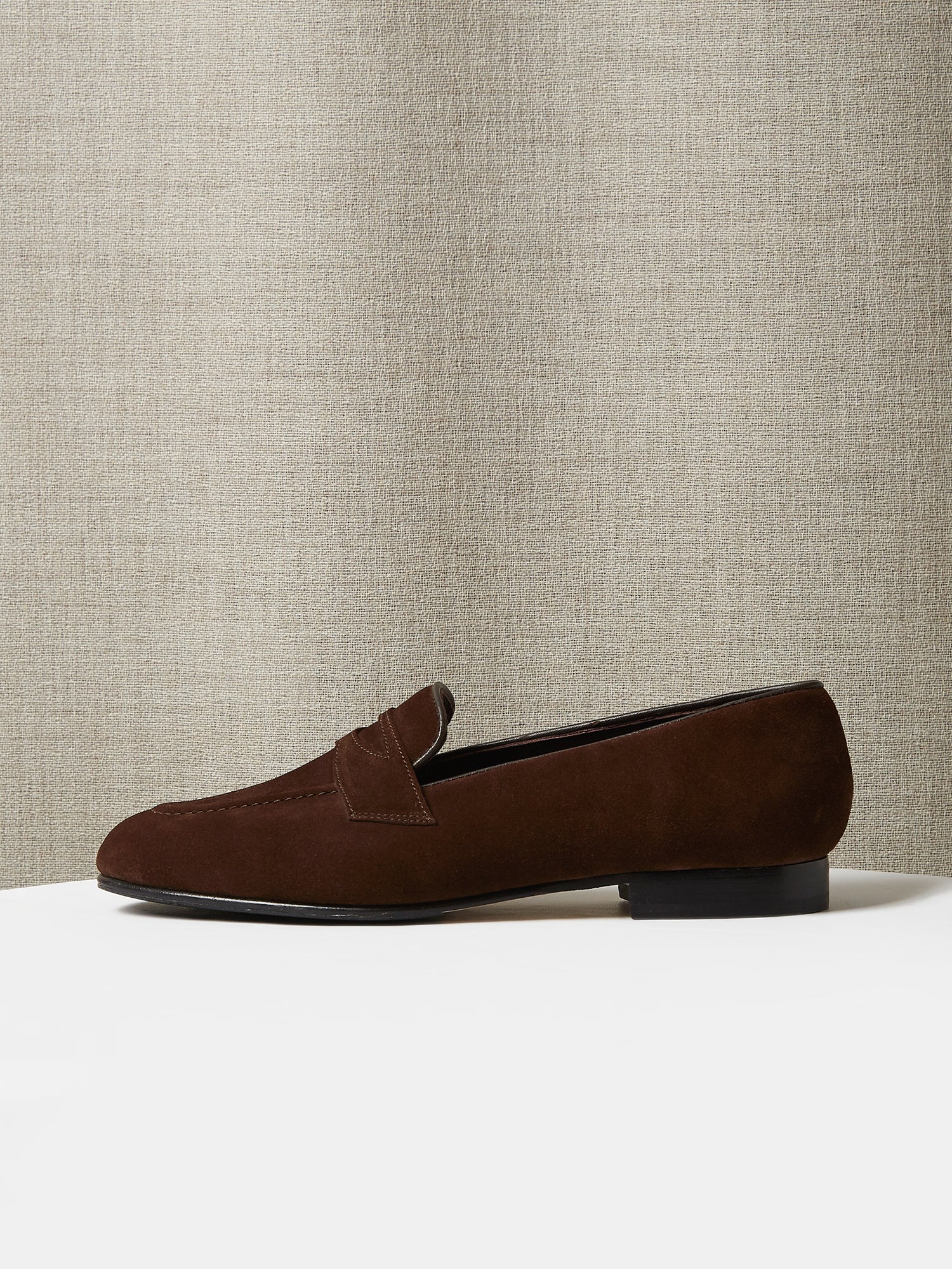 The Penny Loafer in Suede, view 2