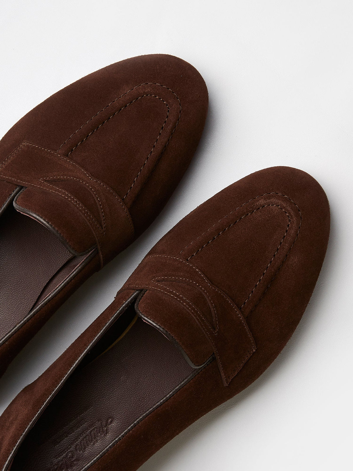 The Penny Loafer in Suede, view 3