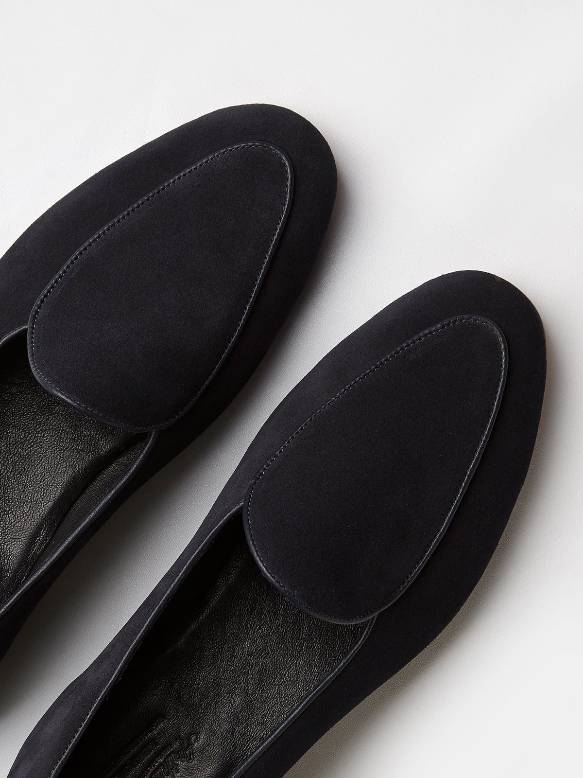 Belgian Loafer in Midnight Suede, view 3