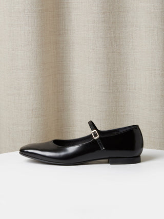 The Mary Jane in Black Calf