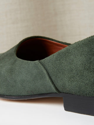 The Castro Loafer in Forest Green Suede
