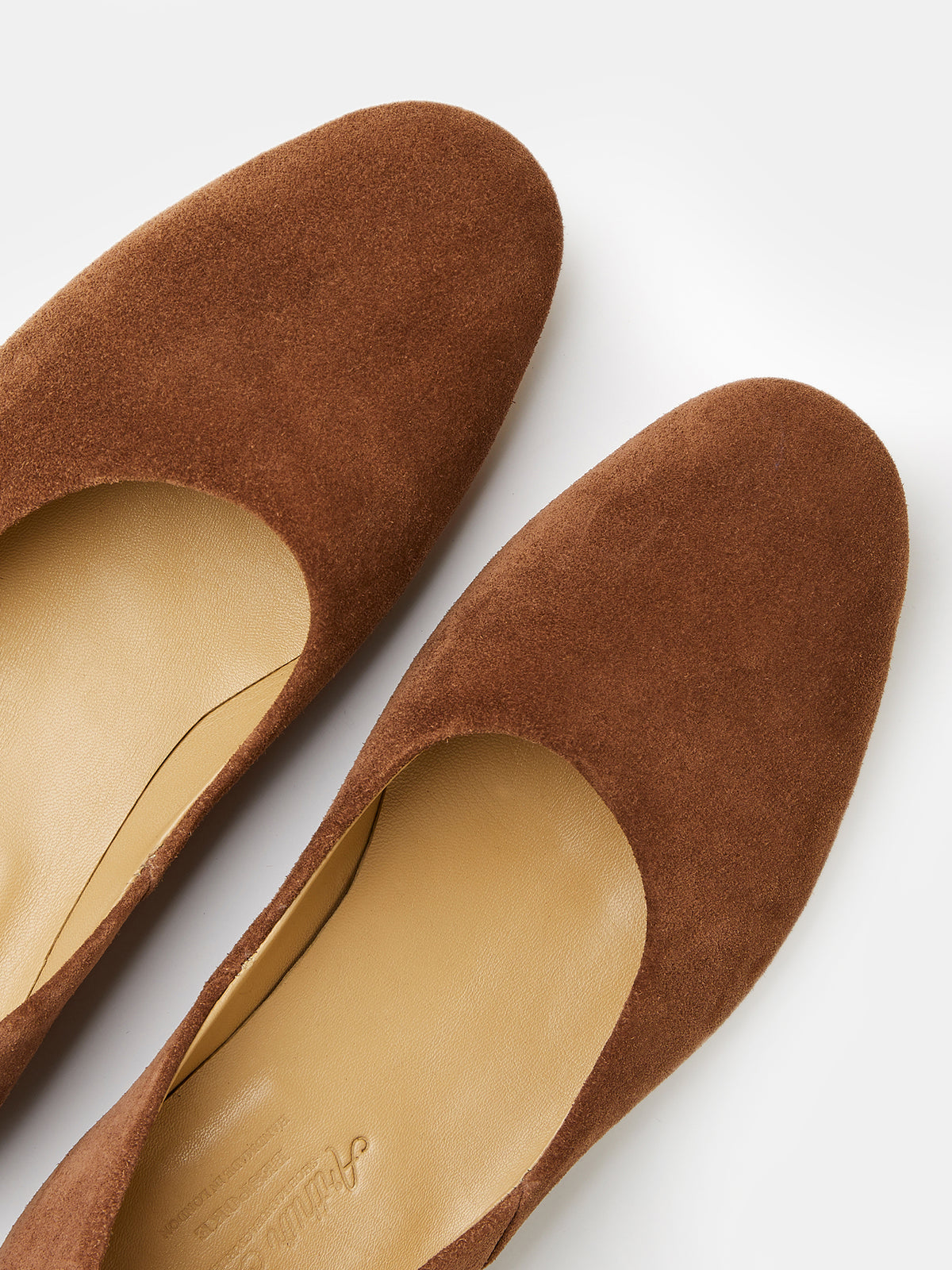The Castro Loafer in Hazelnut Suede, view 3
