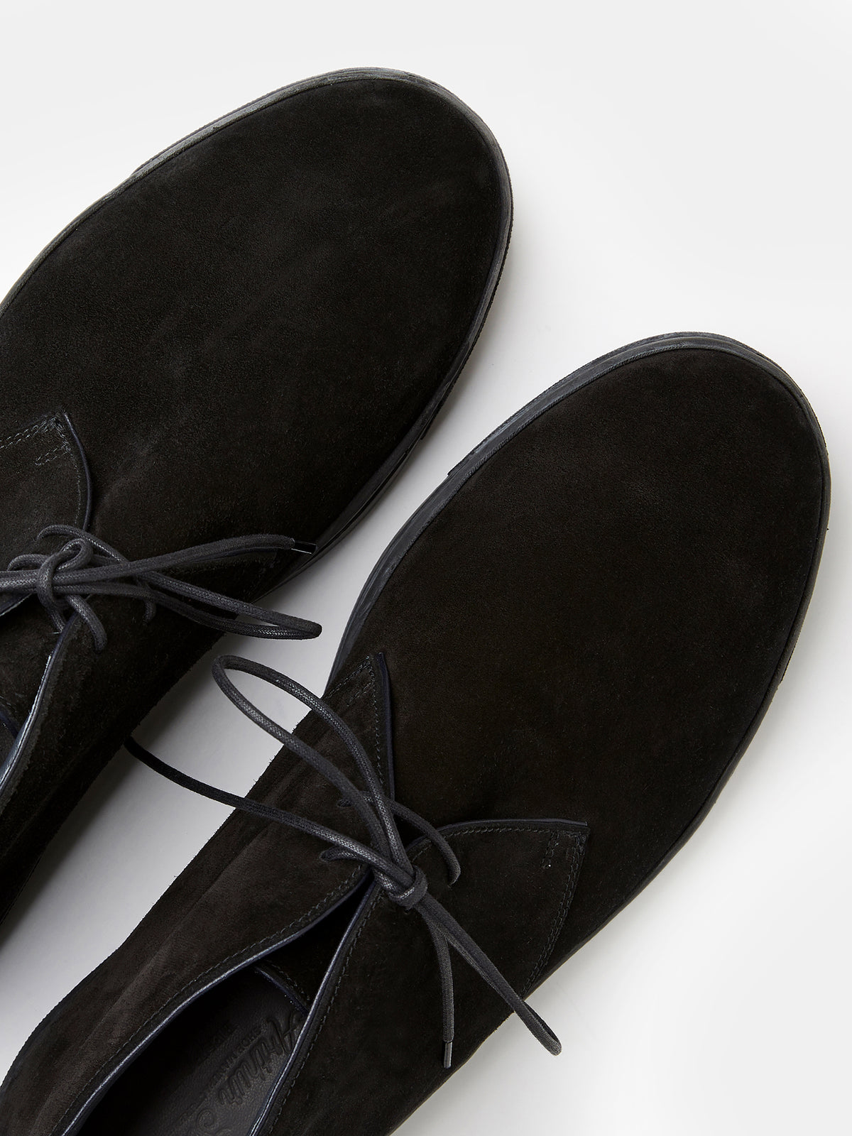 The Diego Boot in Black Suede, view 3