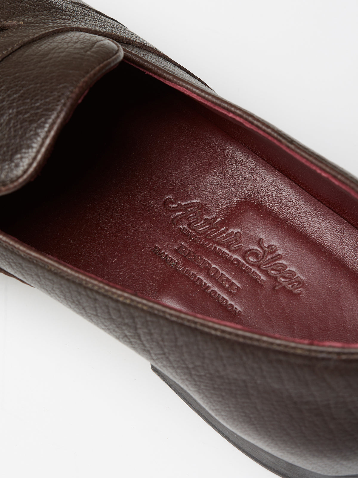 The Grand Caledonian Loafer in Brown Deerskin, view 5