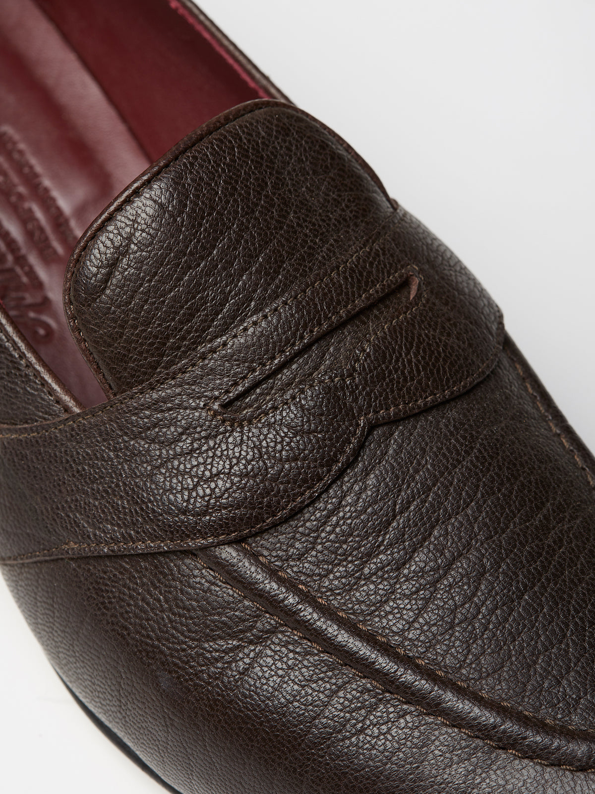 The Grand Caledonian Loafer in Brown Deerskin, view 6