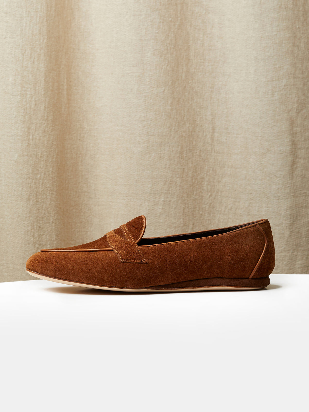 House Slipper in Tobacco Suede, view 2
